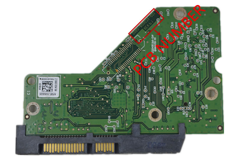 (image for) Western Digital wd10ezex HDD PCB Logic Board 2060-800039-001