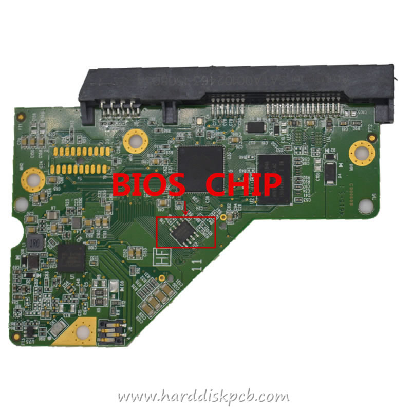 (image for) Western Digital HDD PCB Logic Board 2060-800055-000 REV A