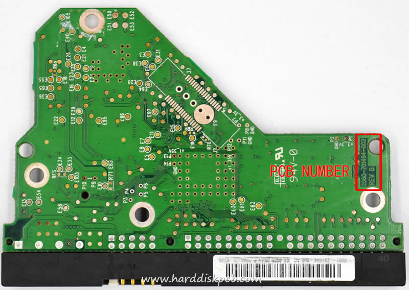 (image for) HDD PCB Western Digital Logic Board 2060-701494-002 2061-701494-200